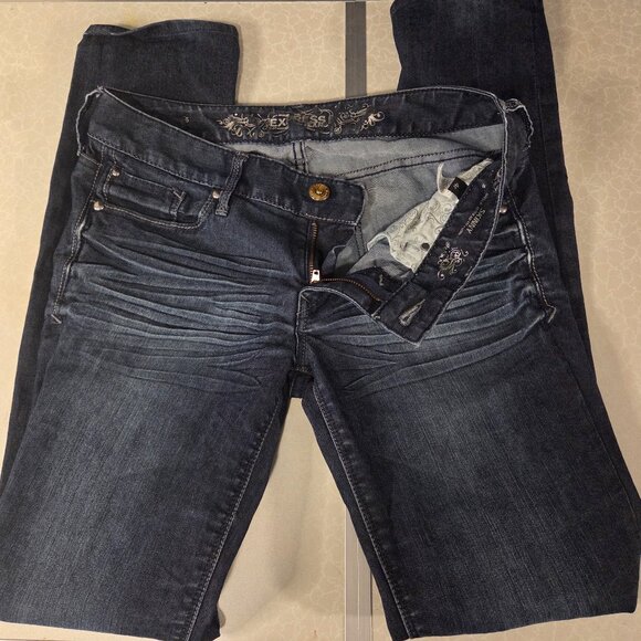 Express Denim - Express Skinny Jeans, Blue (Size 4R)